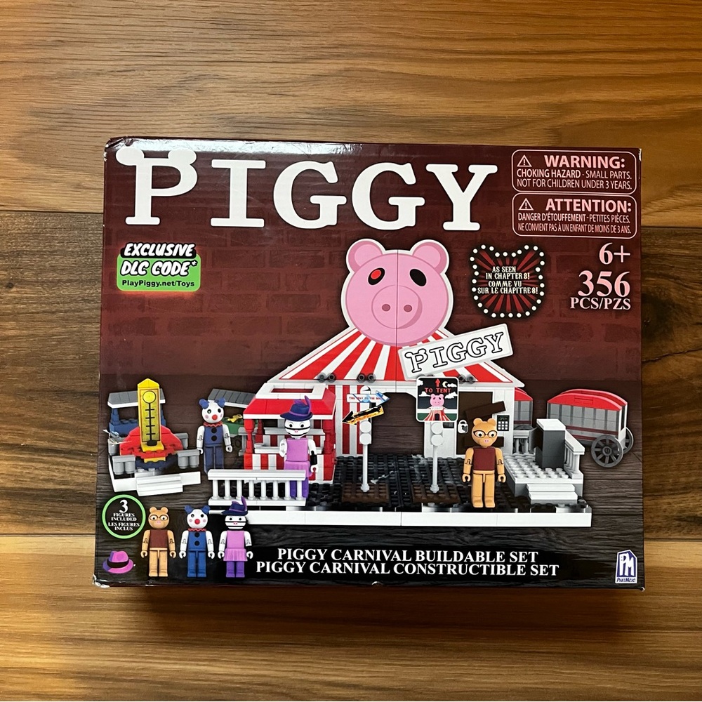 Piggy Roblox Carnival Buildable Building Set w/ Figures & DLC Code 356 Pcs NEW